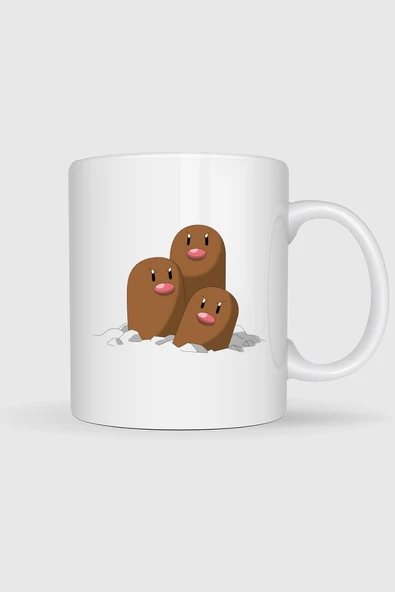Dugtrio Baskılı Kupa Bardak ürün görseli 1