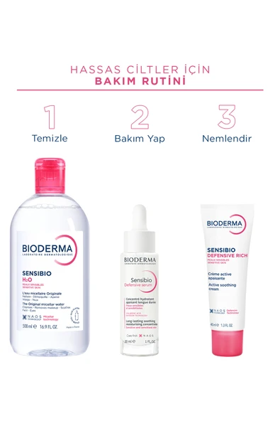 BIODERMA SENSIBIO DEFENSIVE RICH CREAM - Resim 8
