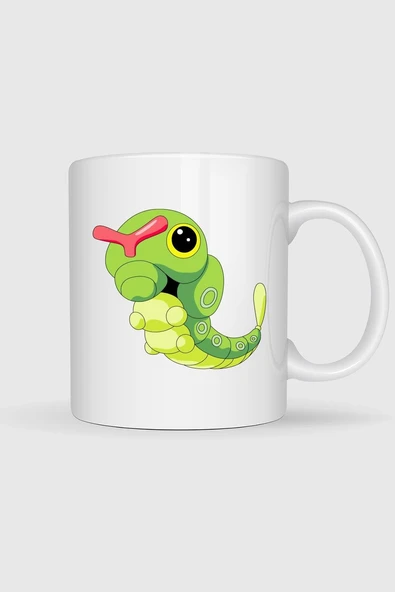 Caterpie Baskılı Kupa Bardak ürün görseli 1