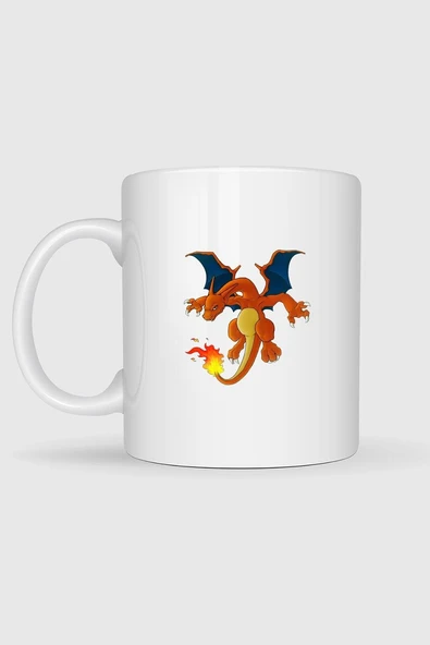 Charizard Baskılı Kupa Bardak - Resim 2