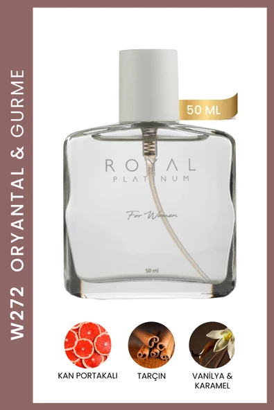 Royal Platinum W272 Kadın Parfüm Tatlı Vanilya Karamel ürün görseli 1