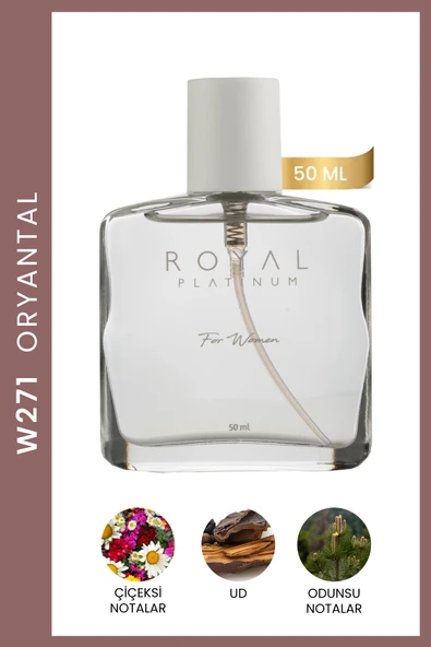 Royal Platinum W271 Kadın Parfüm Oryantal Ud Amber ürün görseli 1