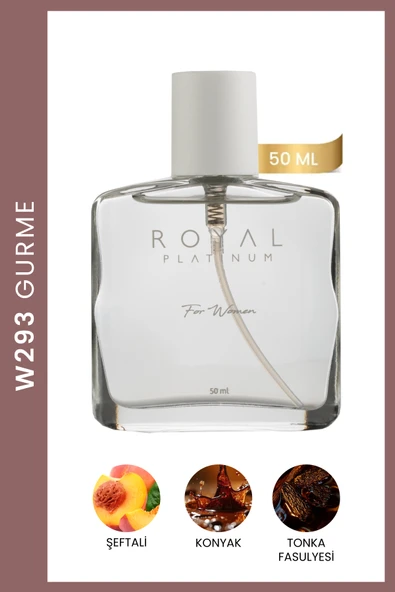 Royal Platinum W293 Kadın Parfüm Şeftali Vanilya Oryantal ürün görseli 1