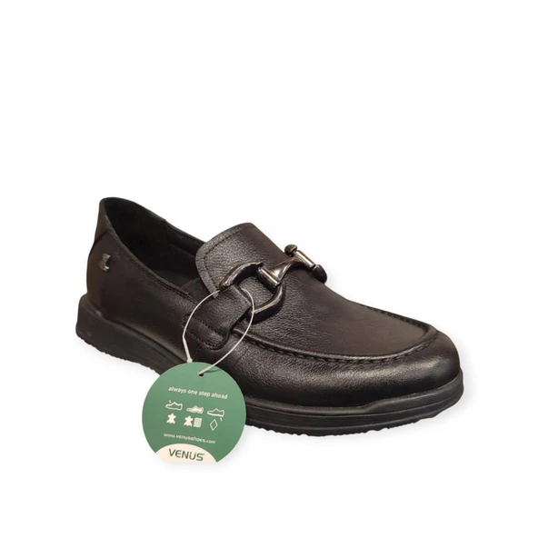 VENÜS 1901782K TOKALI YUMUŞAK LOAFER DERİ KADIN AYAKKABI ürün görseli 1
