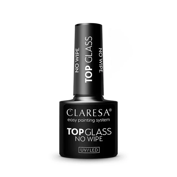 Claresa Top Glass Parlak Top Coat Yapışkan Katsız 5gr ürün görseli 1