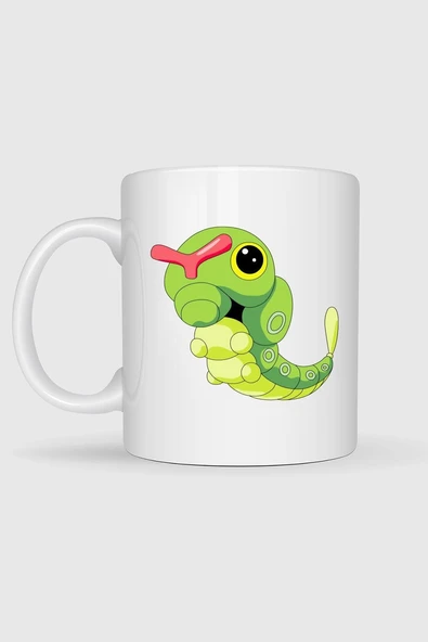 Caterpie Baskılı Kupa Bardak - Resim 2