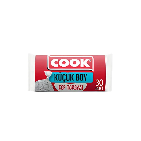 Cook Kokusuz Küçük Boy Çöp Torbası 40x47 Cm 25 Paket x 30 lu Rulo ürün görseli 1