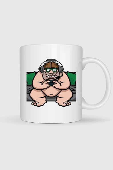 Ani Saldırı Garry 'Nin Mod Gamer Tişört Baskılı Kupa Bardak ürün görseli 1
