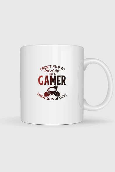 Ben Oyuncuyum - Gamer Baskılı Kupa Bardak ürün görseli 1