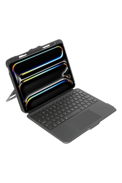 Targus THZ988TR VersaVu iPad Pro 11 inch (M5/M4) Aydınlatmalı Bluetooth Türkçe Klavyeli Kılıf ürün görseli 1