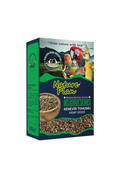 Nature Plan Delicious Serisi Kenevir Tohumu 250gr Skt:11/2027 ürün görseli 1