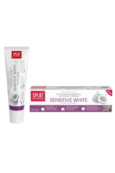 Splat Sensitive White Florür İçermeyen Diş Macunu 100 ml ürün görseli 1