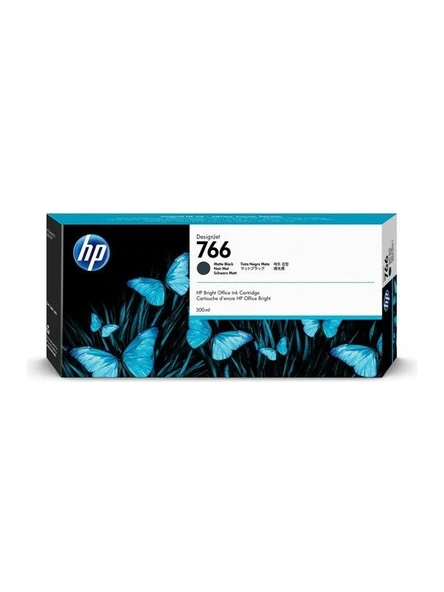 HP 766 300 ml Mat Siyah Mürekkep Kartuşu P2V92A Hp XL3600/DR ürün görseli 1