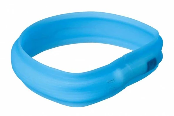Trixie Işıklı Köpek Tasması 70cm 30mm Mavi L-XL ürün görseli 1