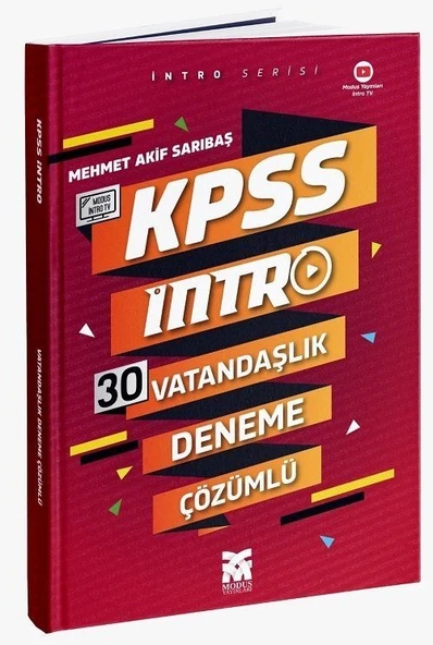 KPSS Vatandaşlık İntro 30 Deneme Modus Yayınları ürün görseli 1