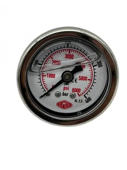Manometre Gliserinli Arkadan Çıkışlı Q40 - 0 - 400 Bar 1/8 A Tipi ürün görseli 1