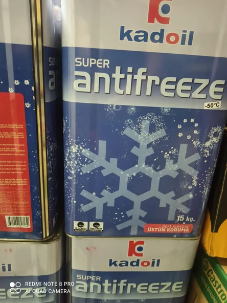 ANTİFİRİZ MAVİ TENEKE 15 KG -40 DERECE KADOİL ürün görseli 1