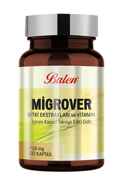 Balen Migrover Takviye Edici Gıda 720 mg 60 Kapsül ürün görseli 1
