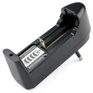 18650 PİL ŞARJ CİHAZI TEKLİ Lİ-ON BATTERY UNIVERSAL CHARGER Tekli 1li 18650 - 14500 3.7V Li-On Pil Şarj Aleti Fişli 220V ürün görseli 1