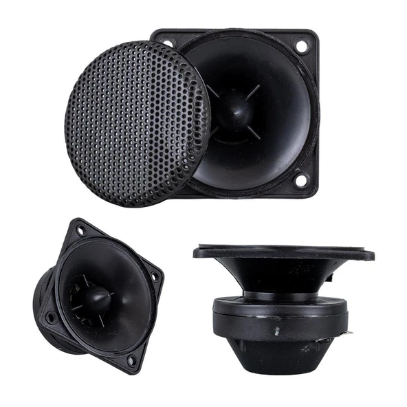 Magicvoice TS-1013 Piezo Kare Tweeter 62X62mm Metal Kapaklı Yedek Tweeter ürün görseli 1