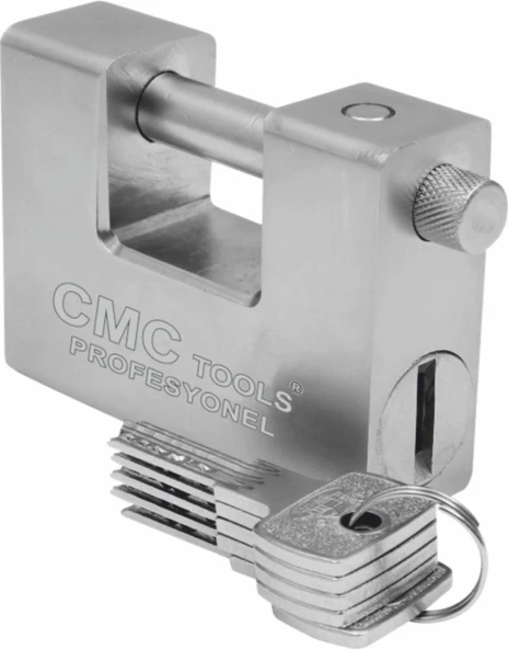 CMC 85 MM ÇELİK YASSI ASMA KİLİT ürün görseli 1