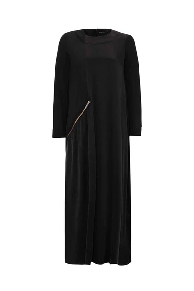 T26K-4008 MISSDALIDA FERMUAR DTYL. CUPRO ELBİSE ürün görseli 1