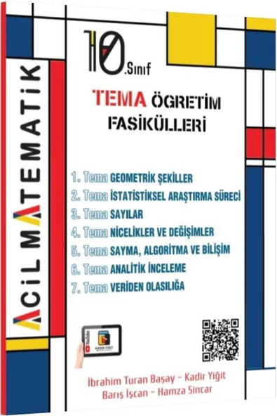 10. Sınıf Acil Matematik Tema Öğretim Fasikülleri Acil Yayınları ürün görseli 1