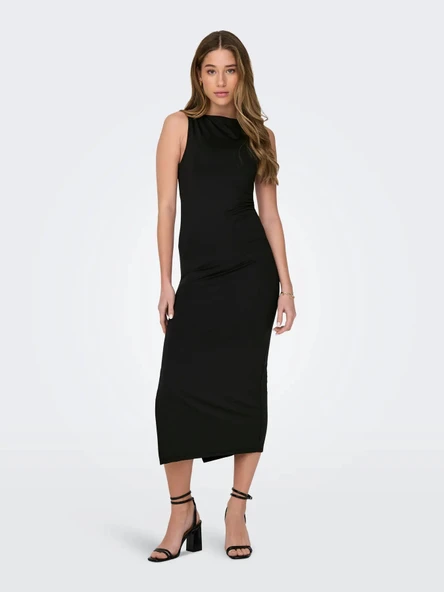 15315449 ONLEA S7L LONG SLIT DRESS JRS ürün görseli 1