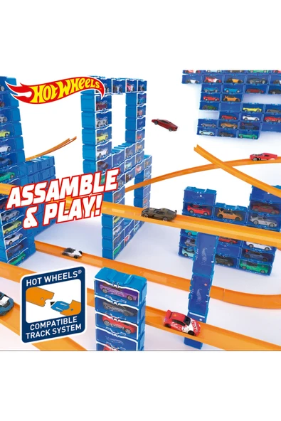 HOT WHEELS Multi Brick Car Case Hwcc8b - Resim 5