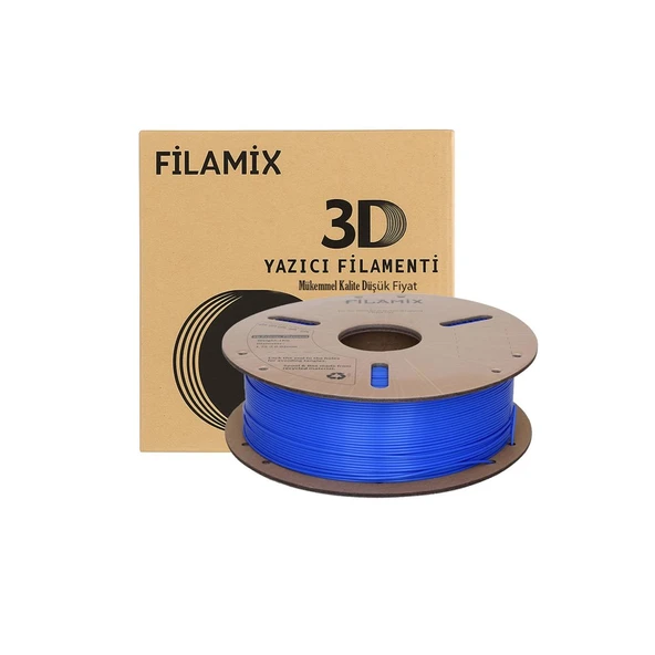 Filamix Tpu Mavi Filament 1.75 mm 1 kg - Esnek, Dayanıklı 3D Yazıcı Malzemesi ürün görseli 1