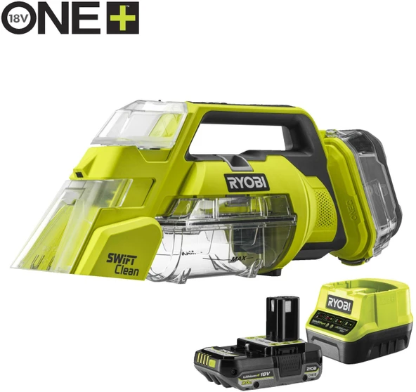 Ryobi RDC18-1C20G 2.0Ah Tek Akülü Halı ve Koltuk Yıkama Makinesi - 5133006331 ürün görseli 1