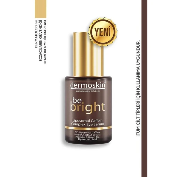 Dermoskin Be Bright Liposomal Caffein Complex Eye Serum 30 ml ürün görseli 1