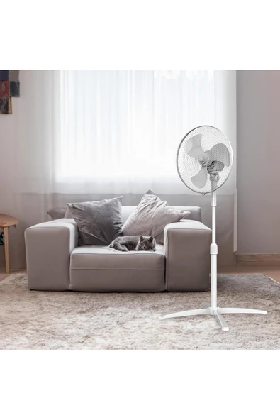 KUMTEL Beyaz Vantilatör 16'' (3P) Ktf-290 - Resim 2