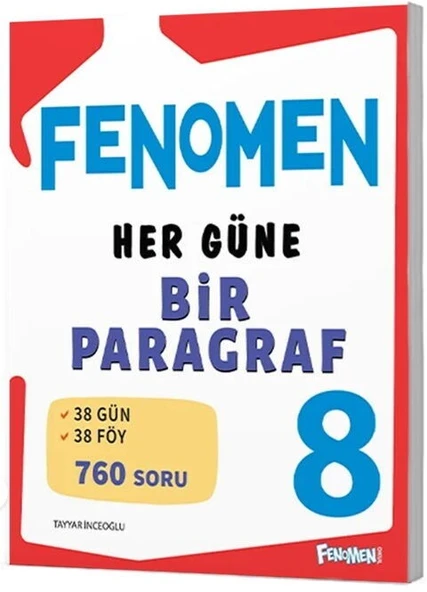 8. Sınıf Her Güne Bir Paragraf Fenomen Okul Yayınları ürün görseli 1