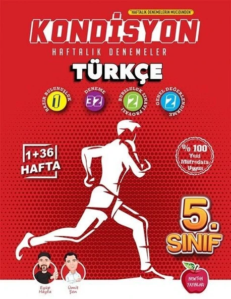 5. Sınıf Türkçe Kondisyon Haftalık Kazanım Denemeleri Newton Yayınları ürün görseli 1