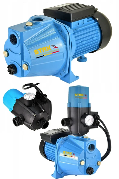 STAXX POWER Yüksek Performanslı 1.5HP Su Pompası Basınç Artırıcı Hidrofor  Bakır Sargılı & Metal Dişli ürün görseli 1