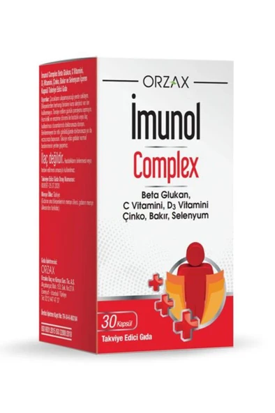 İmunol Complex Beta Glukan 30 Kapsül ürün görseli 1