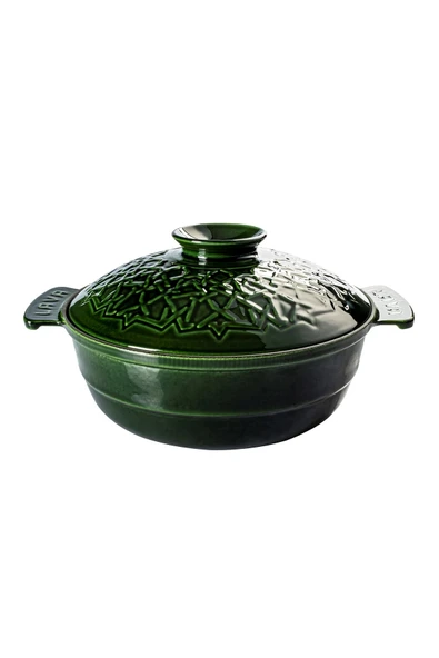 YUVARLAK TENCERE ÇAP Ø 26 MAJOLICA YEŞİL ürün görseli 1