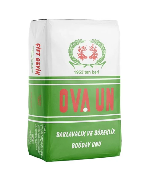 Ova Çift Geyik Baklavalık Ve Böreklik Un 25 Kg ürün görseli 1
