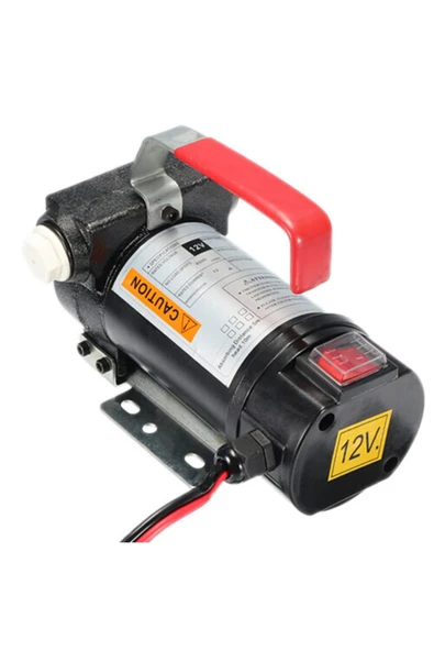 STAXX POWER 12v Kendinden Emişli Elektrikli Taşınabilir Yakıt Sıvı Yağ Aktarma Mazot Pompası Paslanmaz Gövdeli ürün görseli 1