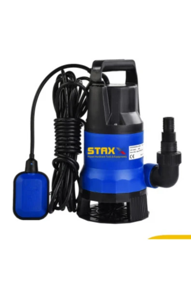 STAXX POWER 550w Plastik Gövdeli Kirli Ve Temiz Su Dalgıç Pompa Seti Şamandıralı Otomatik Paket ürün görseli 1