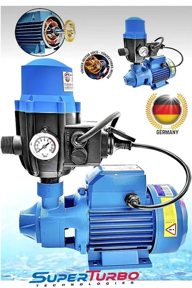 SUPERTURBO Yüksek Performanslı Su Pompası Mini Paket Hidrofor DKM80 1HPX Alman Hidrofor Seti Su Motoru Pompa ürün görseli 1