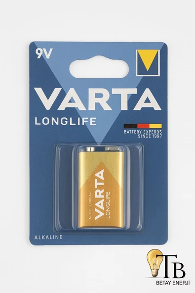 VARTA LONGLİFE 9V PİL ürün görseli 1