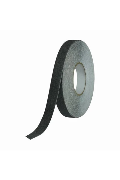 Merdiven Ve Zemin Kaydırmaz Kaymaz Bant 25 mm X 25 mt Siyah ürün görseli 1