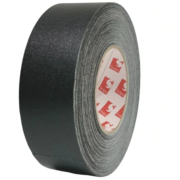 Scapa 3101 Gaffer Kamera Bandı 50mmx50mt Siyah ürün görseli 1