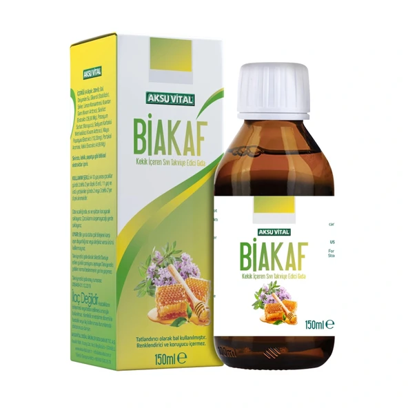 Aksu Vital Biakaf Kekik İçeren Sıvı Takviye 150 Ml - Ferahlatıcı Kış Desteği ürün görseli 1