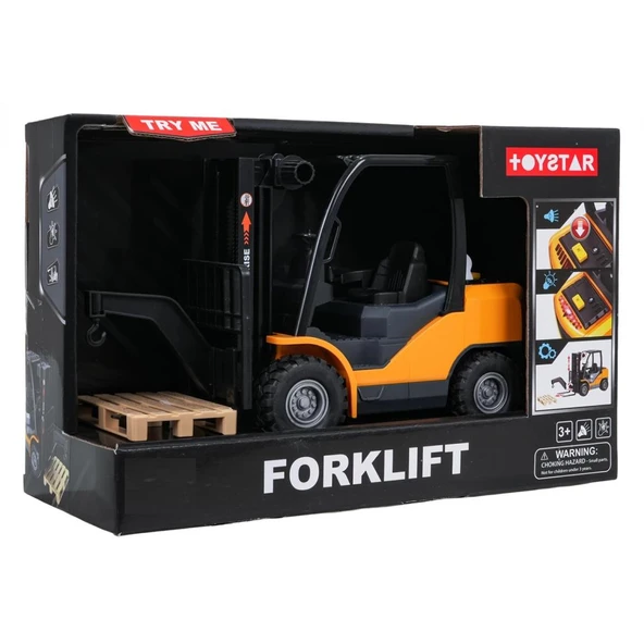 Model İş Makinası Oyuncak Forklift - Resim 5