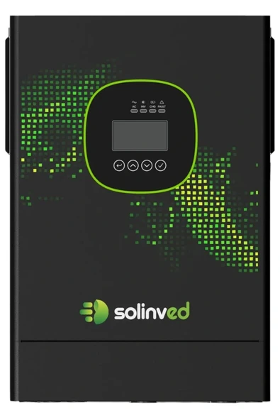 Solinved Gordion Serisi 5.0 KW MPPT OFF-GRID Inverter 5000W, 48V/ 120-450Vdc, SLV-5000-48 ürün görseli 1