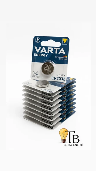 Varta CR2032 Lithium 3V 10’lu Avantajlı Paket ürün görseli 1