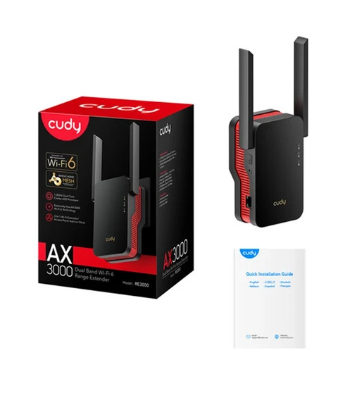 CUDY AX3000 WiFi 6 Mesh Repeater - Resim 2